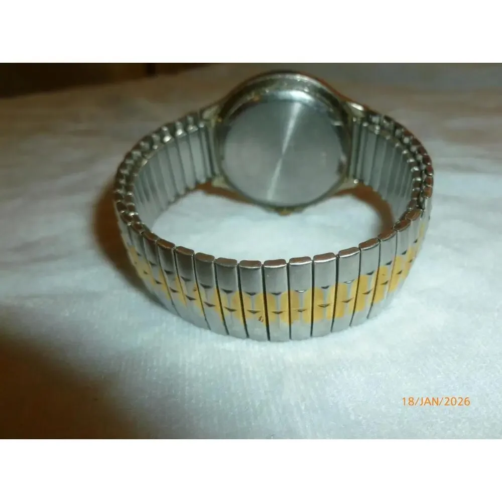 MILAN Watch Two Toned Gold & Silver Men's Water Resistant‎ 100FT